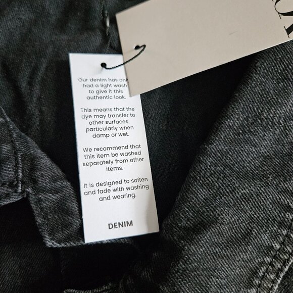 Yours | Plus Size -  Black Oversized Denim Jacket - NWT - Picture 11 of 16